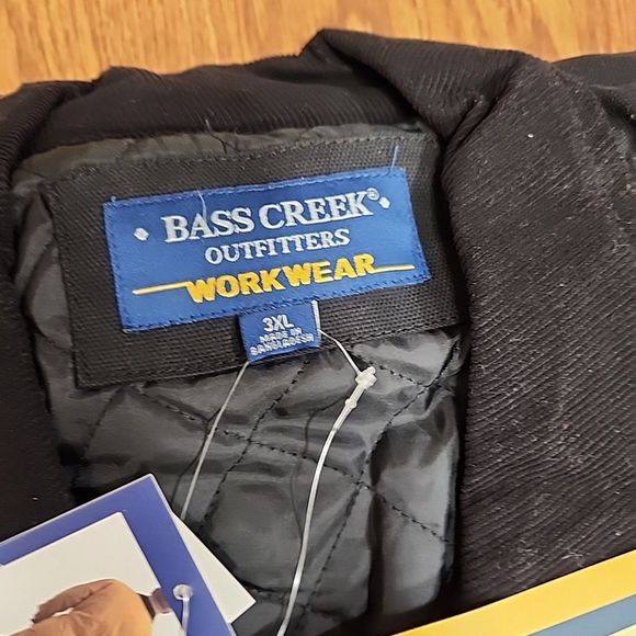 BASS CREEK OUTFITTERS Canvas Workwear Coveralls Carpenter Style - SIZE 3XL Black - Picture 4 of 9